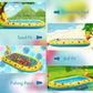 Dinosaur Water Spray Pool For Kids Pet Play Mat Water Play Toy Shark Pool
