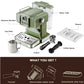 15 Bar Espresso Coffee Machine With Milk Frother Steam Wand, 1350W Professional Coffee Maker, 54 Oz Removable Water Tank Espresso Maker Cappuccino, Latte, Machiato, Green, For Home Barista