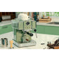 15 Bar Espresso Coffee Machine With Milk Frother Steam Wand, 1350W Professional Coffee Maker, 54 Oz Removable Water Tank Espresso Maker Cappuccino, Latte, Machiato, Green, For Home Barista